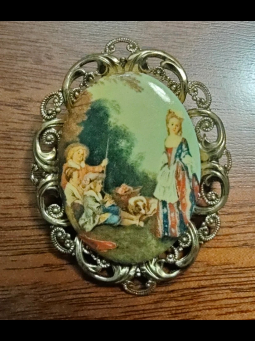 Vintage Western Germany Renaissance Brooch
